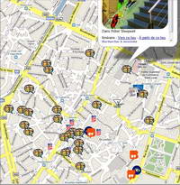 Bruxelles a Fumetti su Google Maps