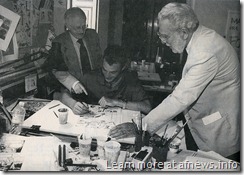 Giovan Battista Carpi e Osvaldo Pavese al corso Sogea 1998