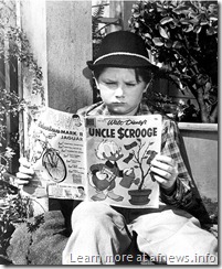 Moochie reads Uncle Scrooge