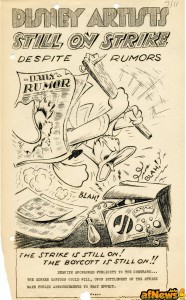 another-flier-featuring-a-frustrated-donald-duck-alerting-that-the-strike-was-still-ongoing
