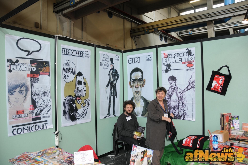 Torino Comics 2014 - stand Comicout ScuoladiFumetto
