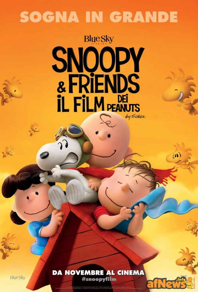 2015-09-17-afnews-Manifesto del film SNOOPY AND FRIENDS - IL FIM DEI PEANUTS nelle sale a novembre
