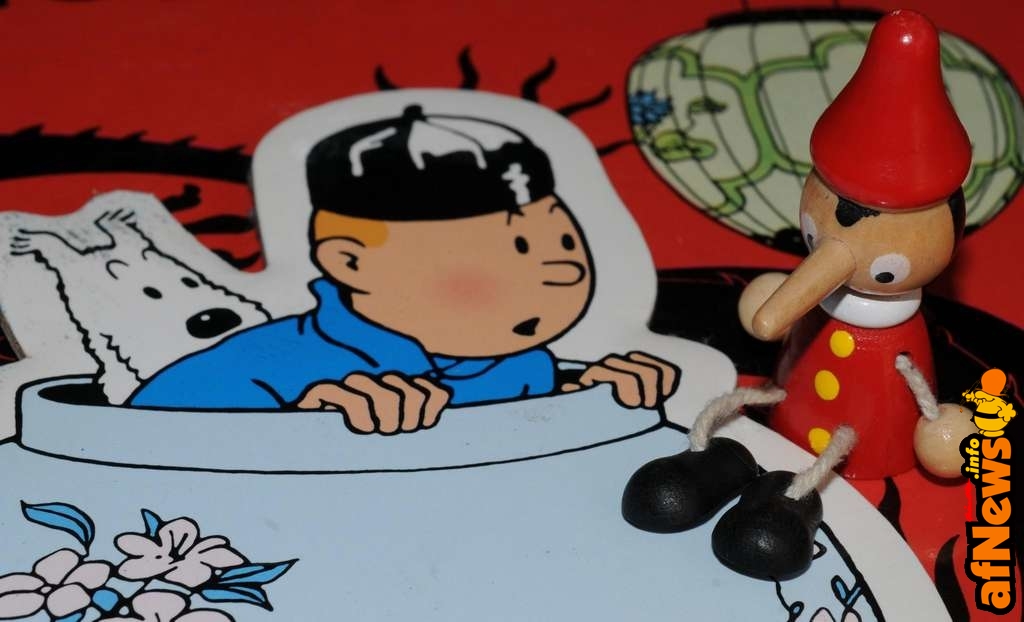 Tintin scopre Pinocchio - foto Gianfranco Goria