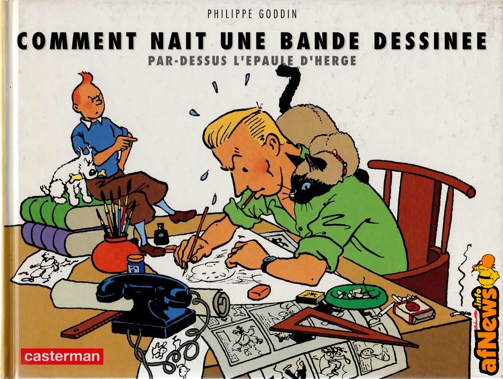 scan-2016-185 Comment nait une bande dessinee Herge Tintin - afnews