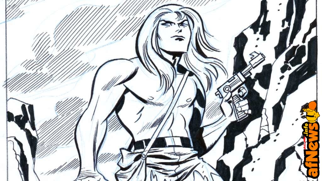 Sketch cover art for Kamandi #1, by Bruce Timm