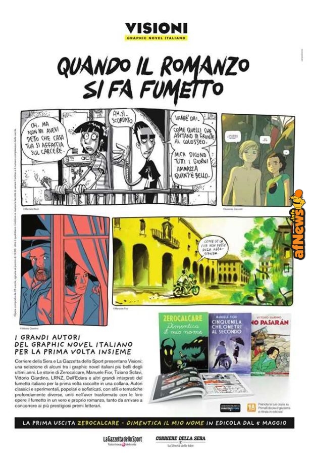 Visioni i migliori Graphic Novel italiani arrivano in edicola -   Volume 1: 1995/2021