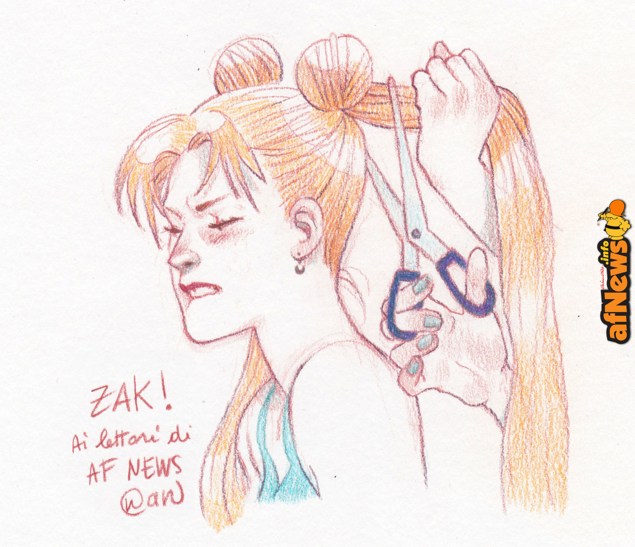 Sailor Moon interpretata da Anna Cercignano per i lettori di Af News.